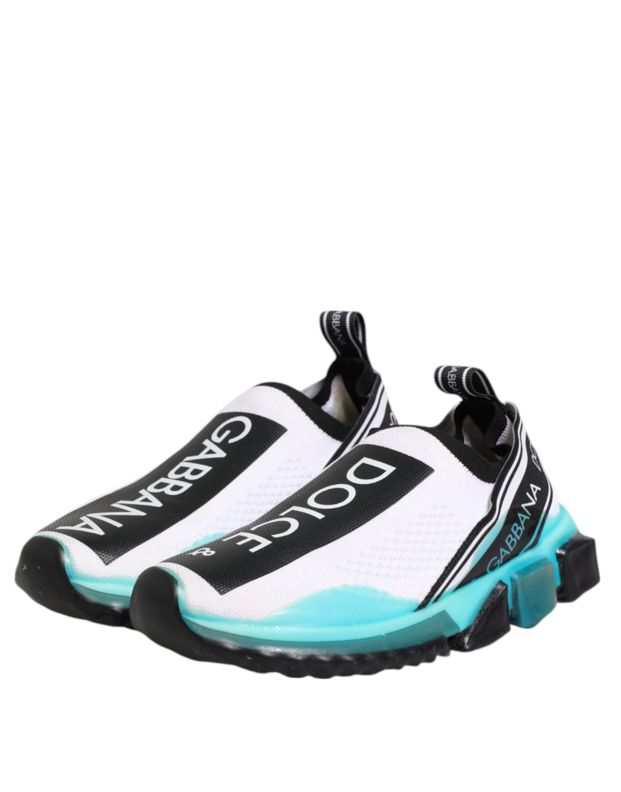 Dolce & Gabbana Weiß Sorrento Slip On Low Top Turnschuhe Schuhe