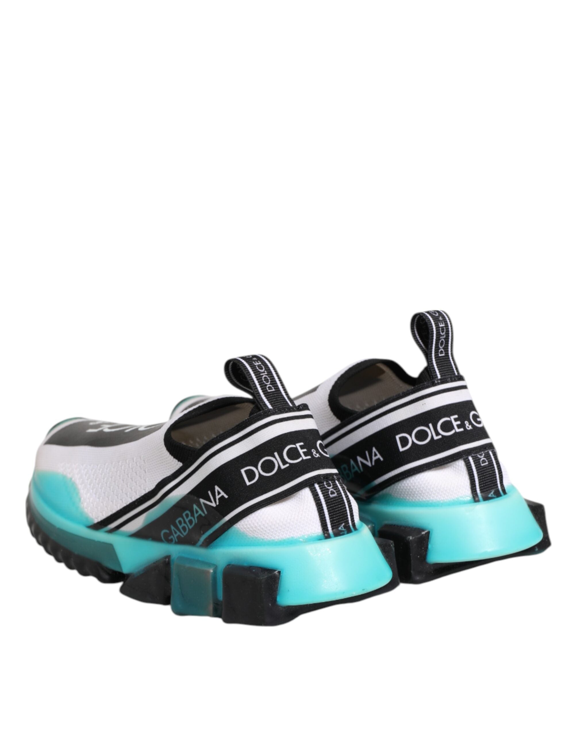 Dolce & Gabbana Weiß Sorrento Slip On Low Top Turnschuhe Schuhe