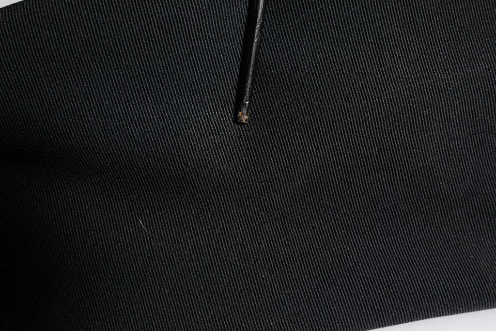 Dolce & Gabbana Schwarze Acetat-HighWaist-Tapered-Hose