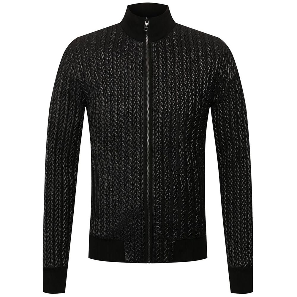 Dolce & Gabbana Schwarze Nylonjacke