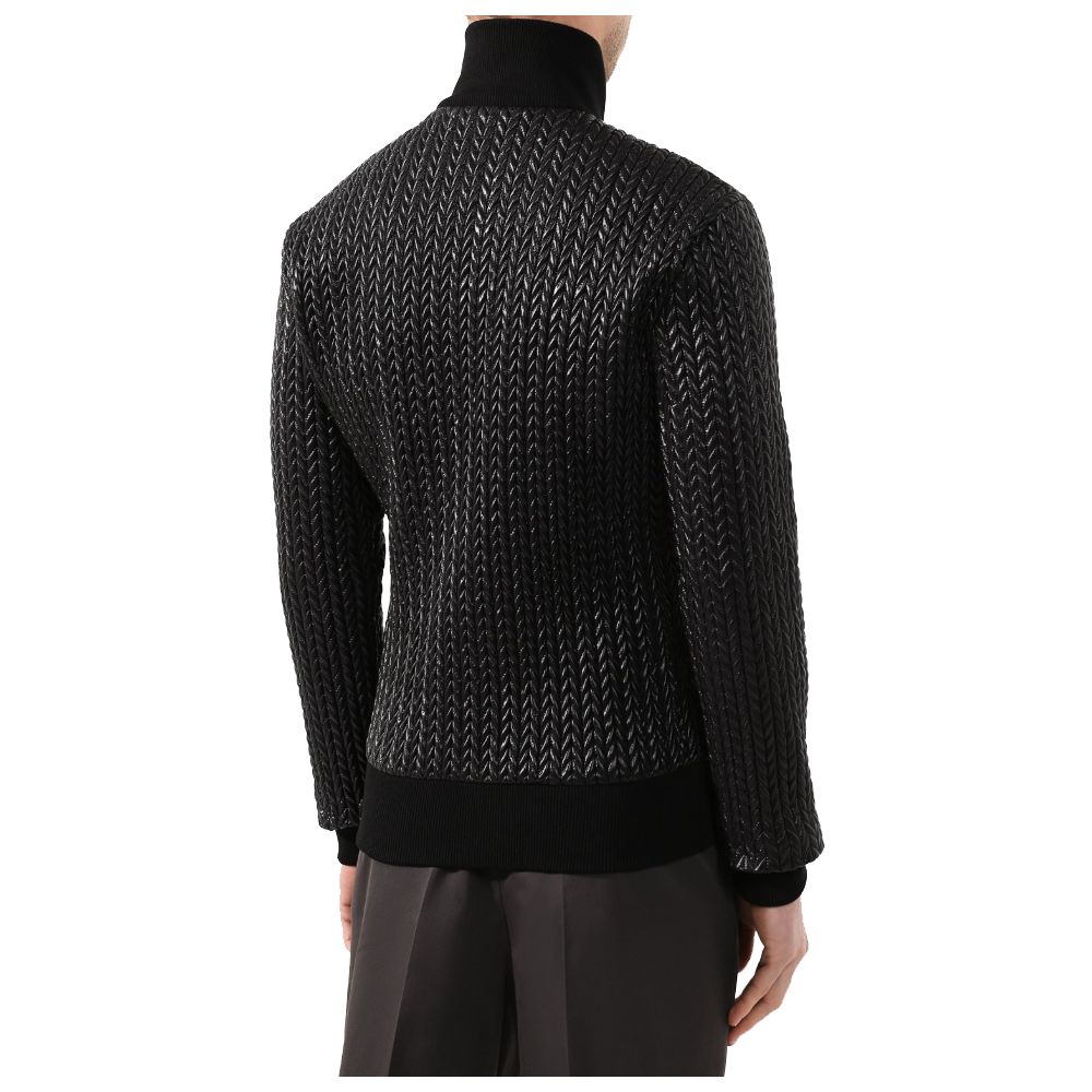 Dolce & Gabbana Schwarze Nylonjacke