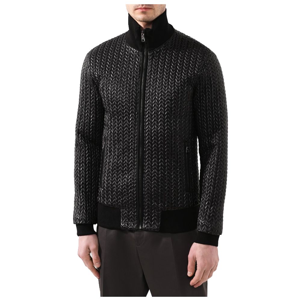 Dolce & Gabbana Schwarze Nylonjacke