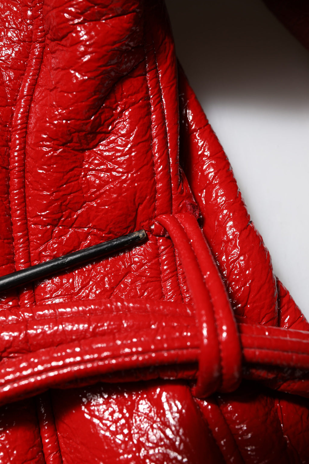 Dolce & Gabbana Einreihiger Trenchcoat aus roter Wolle Jacke