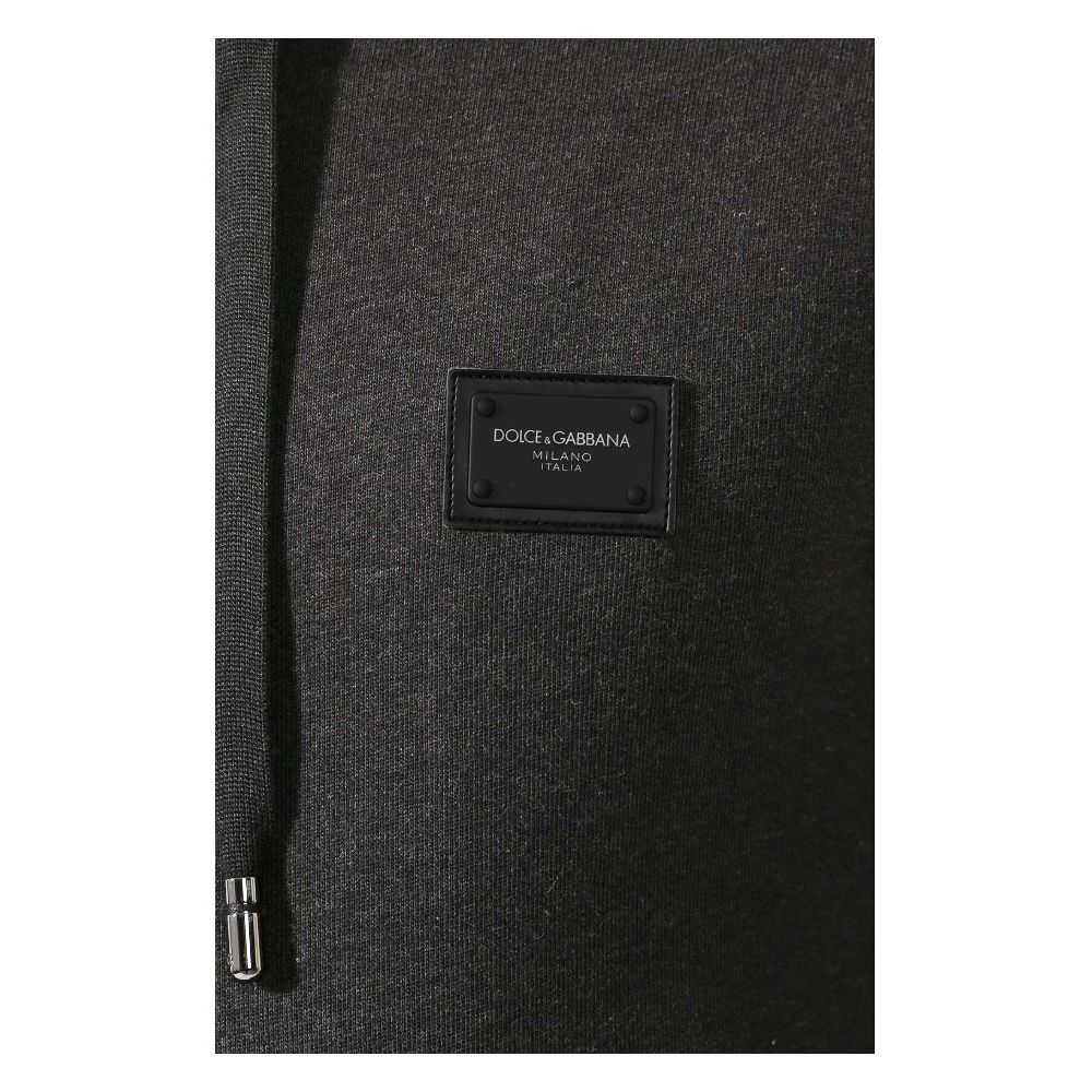 Dolce & Gabbana Grauer Baumwollpullover