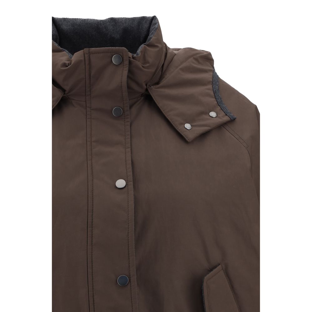 Brunello Cucinelli Gefütterte Daunenjacke