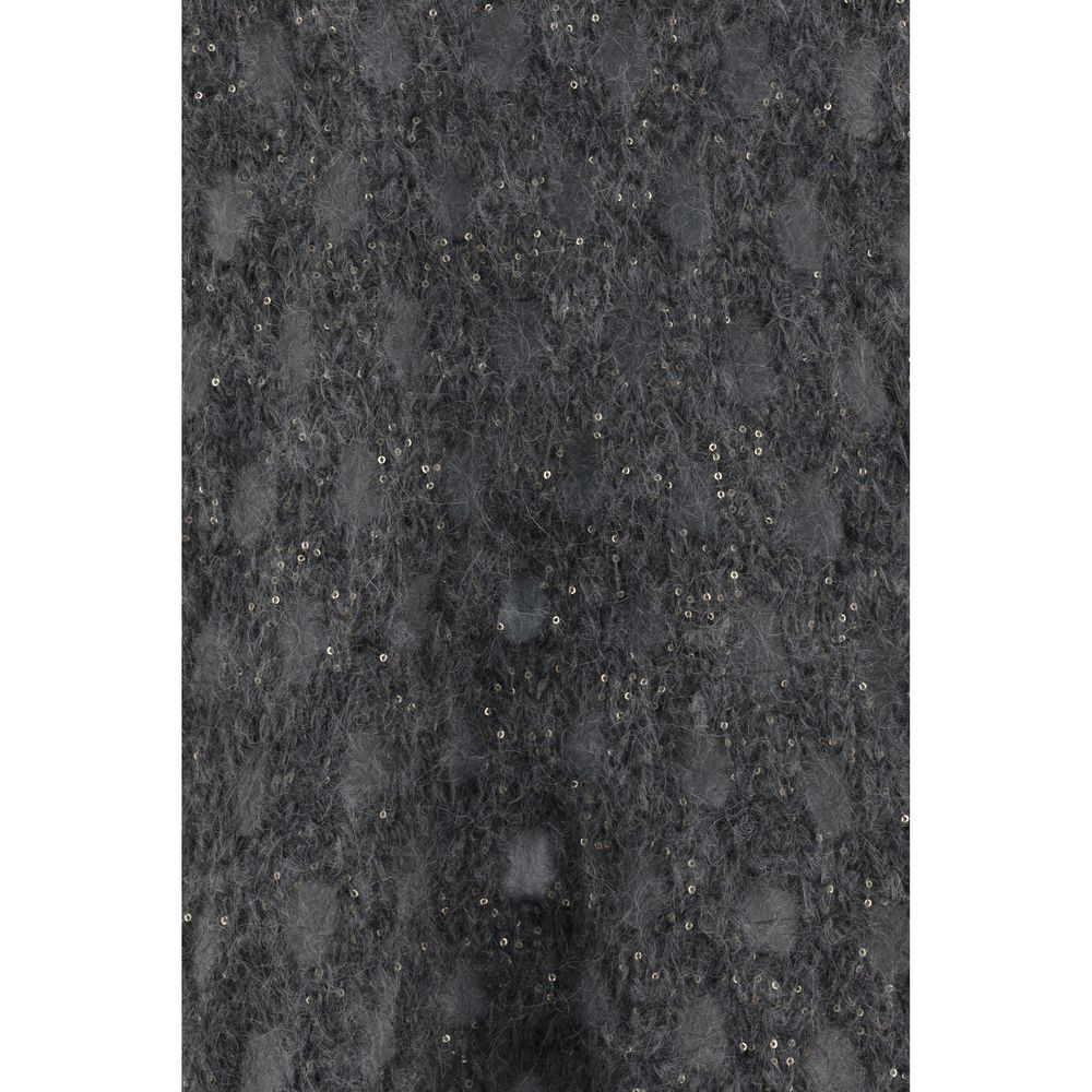 Brunello Cucinelli Perforierte Pailletten Pullover