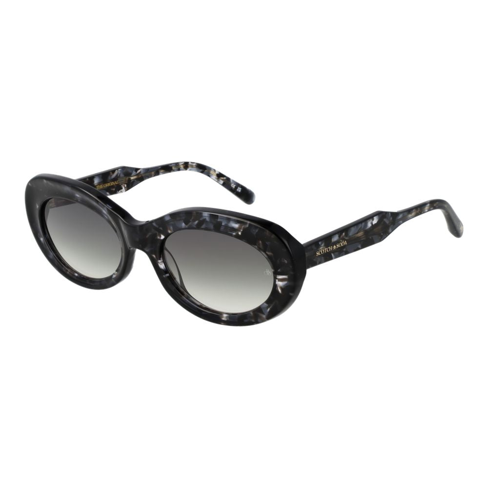 Scotch & Soda Schwarze Sonnenbrille aus Acetat