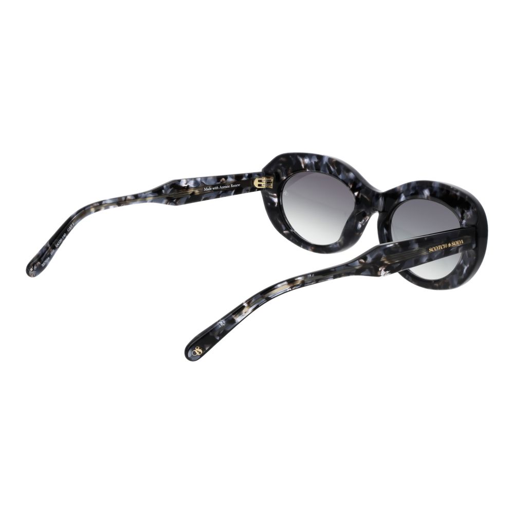 Scotch & Soda Schwarze Sonnenbrille aus Acetat