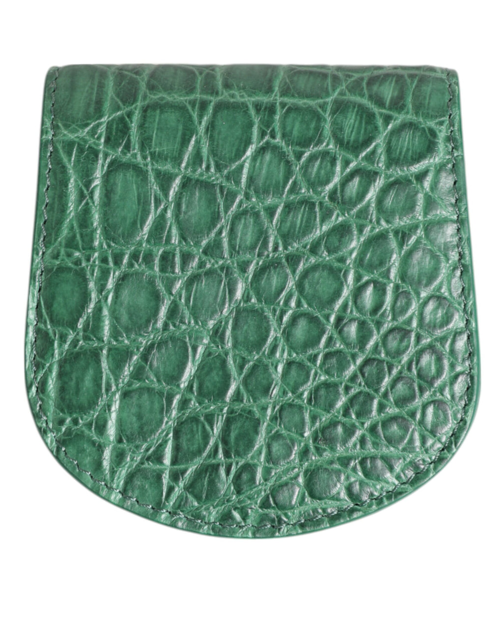 Dolce & Gabbana Groene Exotische Huiden Munt Condooms Etui Houder Zakportemonnee