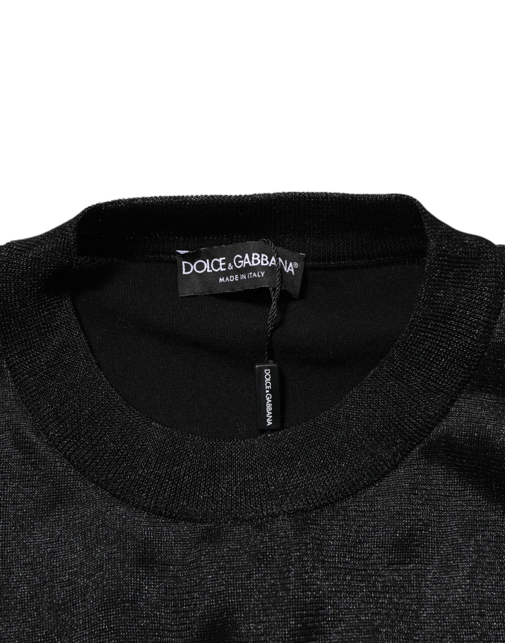 Dolce & Gabbana Schwarzer Polyester Pullover Sweatshirt Pullover