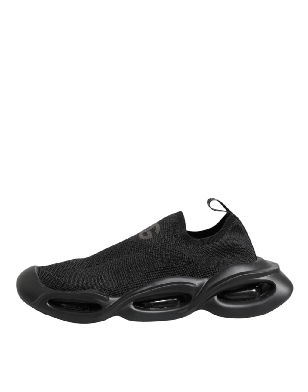 Dolce & Gabbana Schwarz Slip On Wave Low Top Männer Sneaker Schuhe