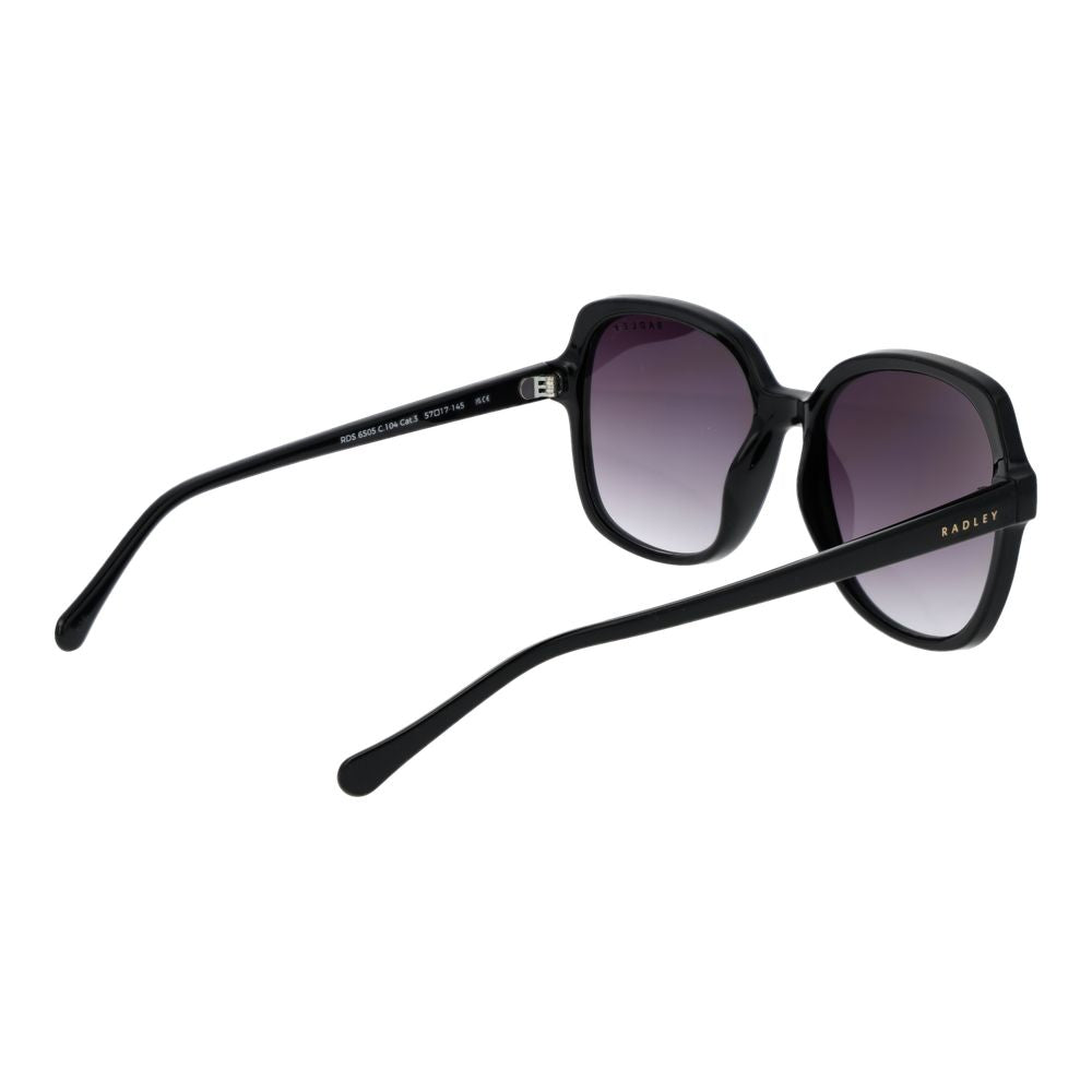 Radley Sonnenbrille aus schwarzem Polycarbonat