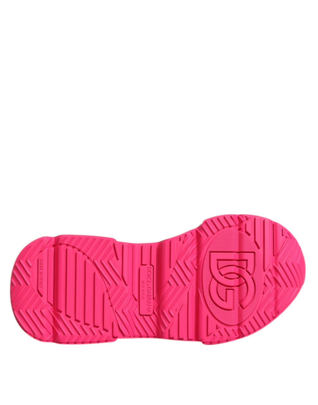 Dolce & Gabbana Rosa Leder Daymaster Low Top Sneakers Schuhe