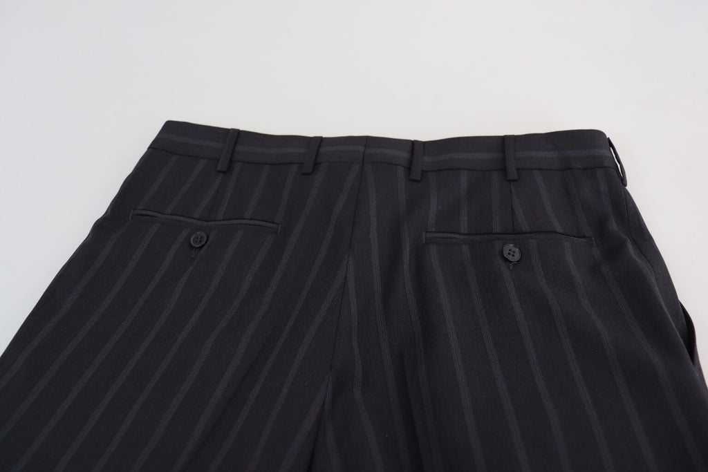 Dolce & Gabbana Graue formelle Hose aus Wollmischung Hose