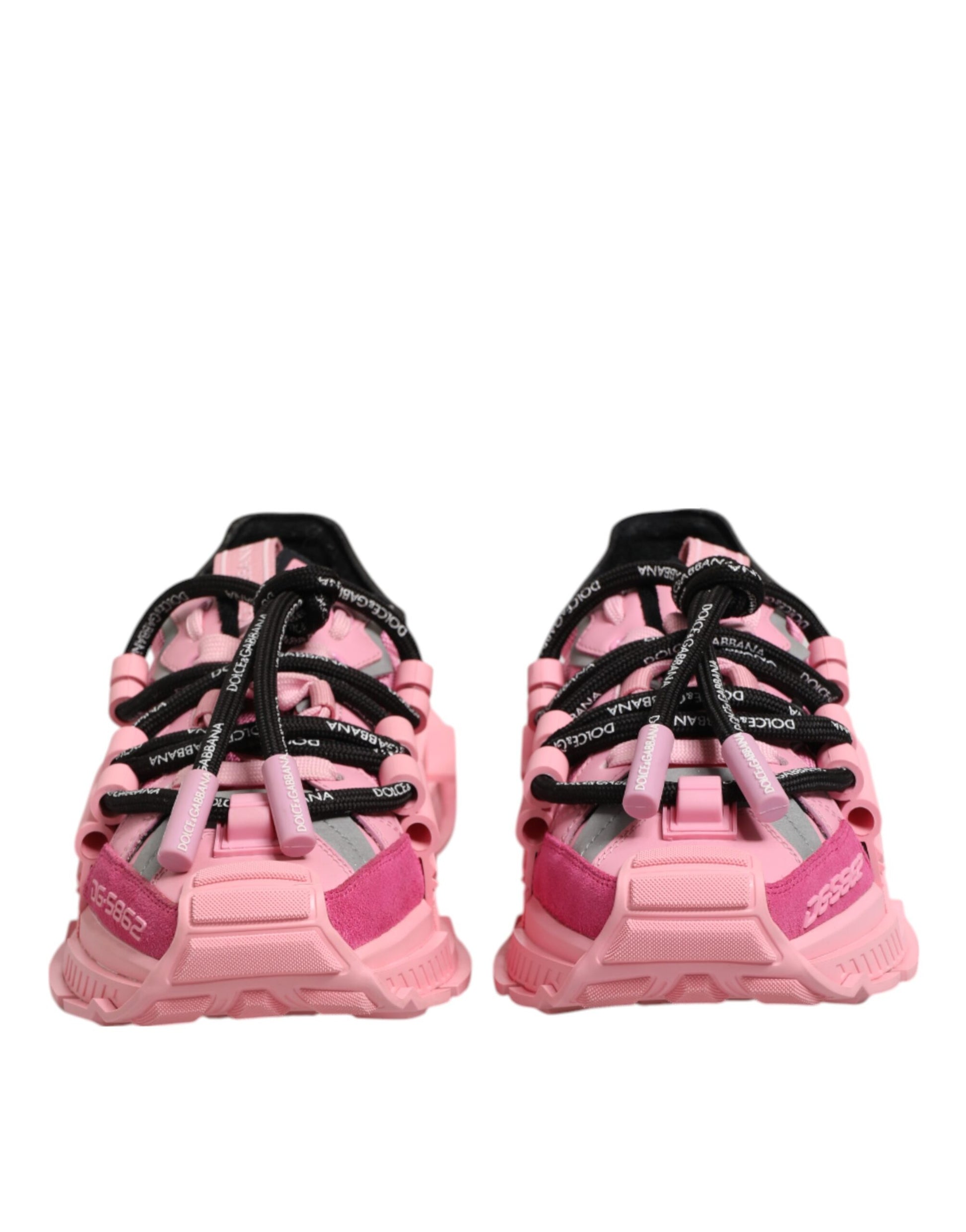Dolce & Gabbana Rosa Low Top Space Frauen Turnschuhe Schuhe