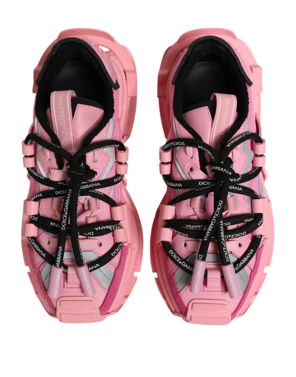 Dolce & Gabbana Rosa Low Top Space Frauen Turnschuhe Schuhe