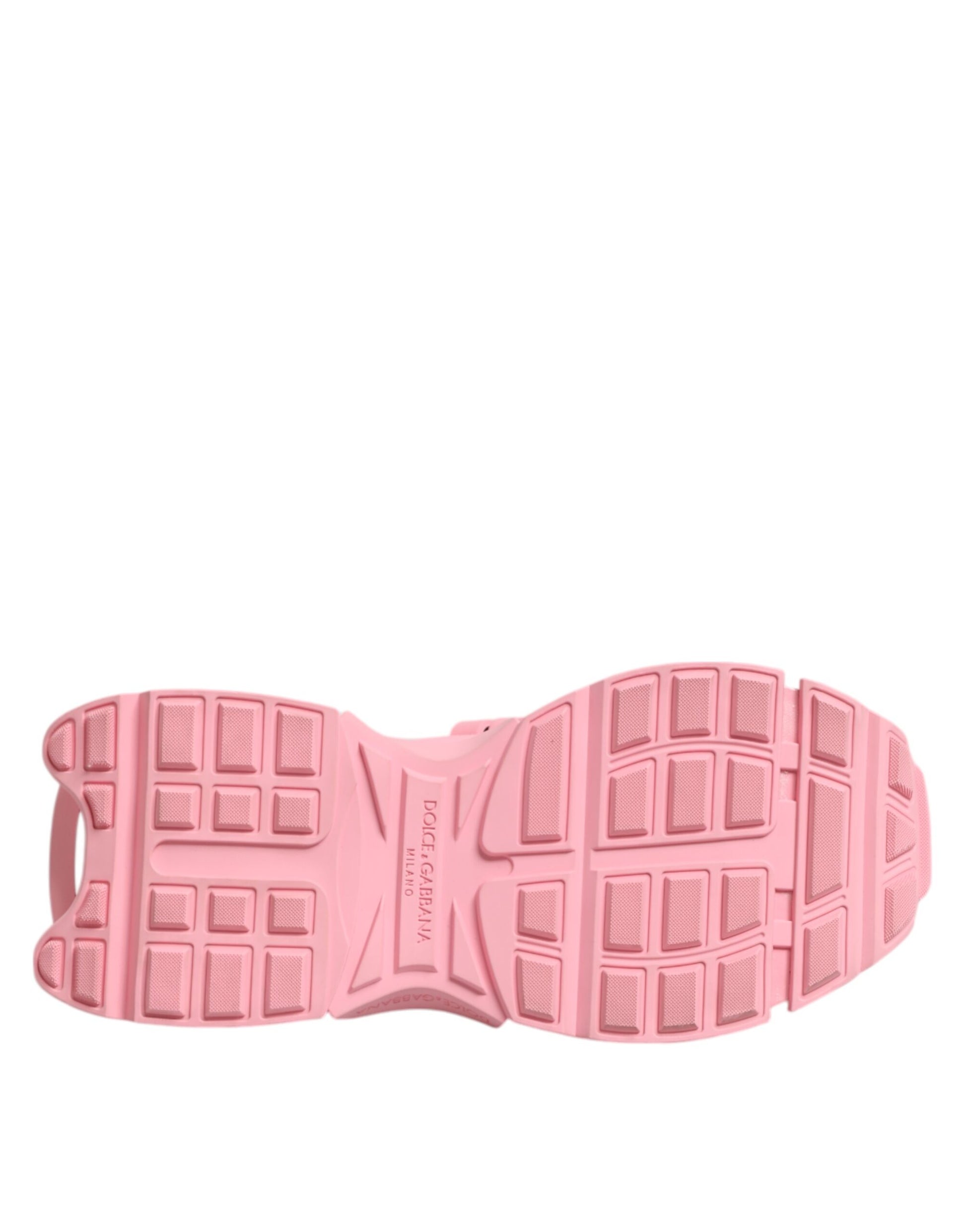 Dolce & Gabbana Rosa Low Top Space Frauen Turnschuhe Schuhe