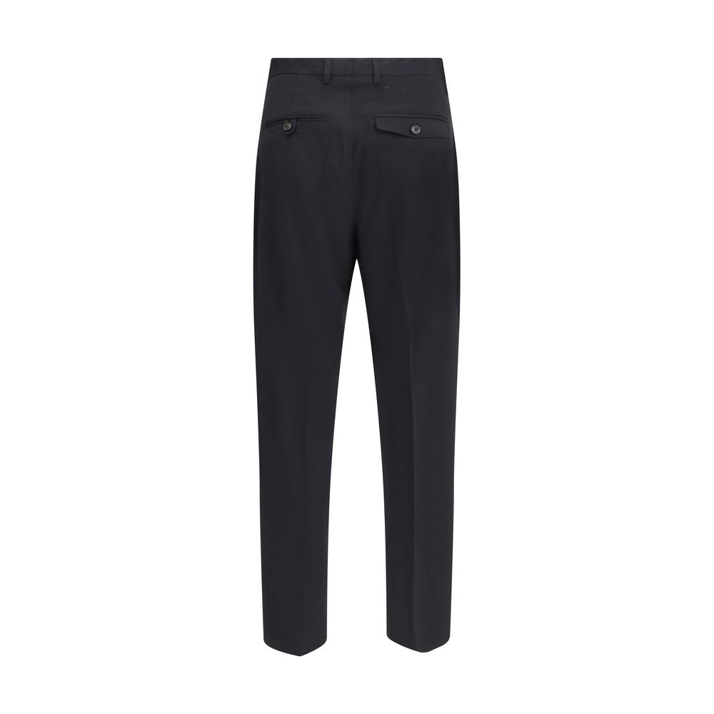 Our Legacy Schwarze Woll-Chino-Hose aus Fleece
