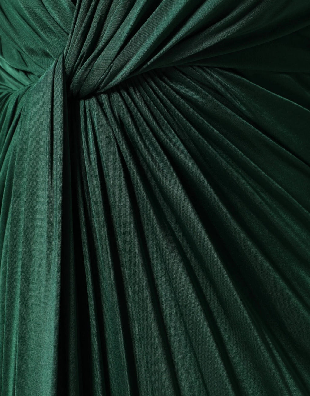 Dolce & Gabbana Dunkelgrünes langärmeliges Midikleid aus Viskose