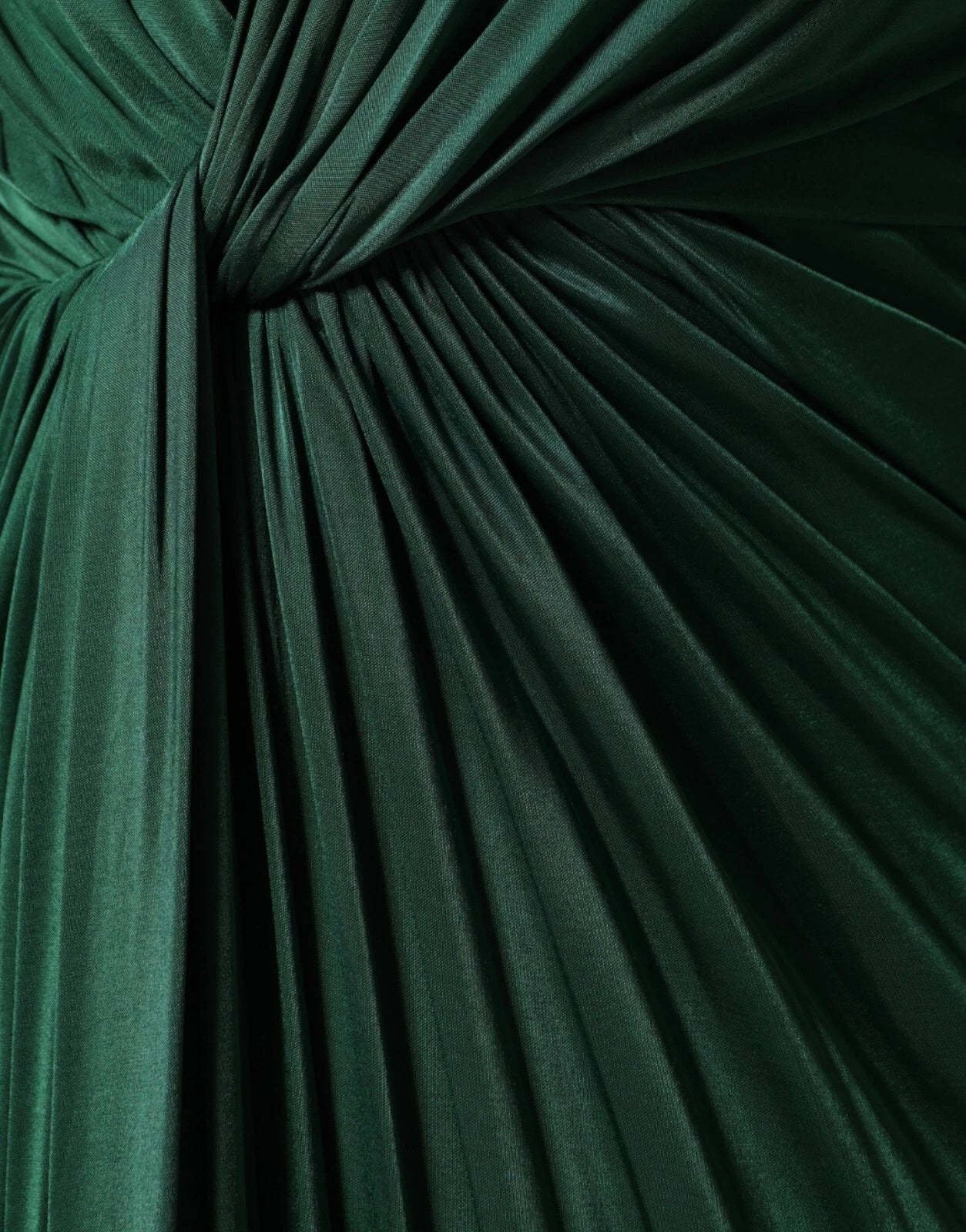 Dolce & Gabbana Dunkelgrünes langärmeliges Midikleid aus Viskose