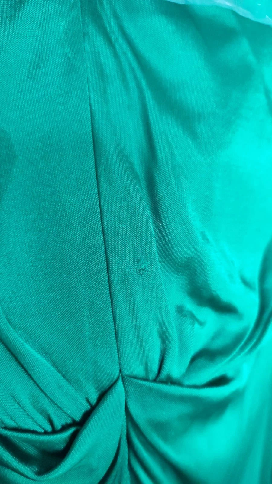 Dolce & Gabbana Dunkelgrünes langärmeliges Midikleid aus Viskose