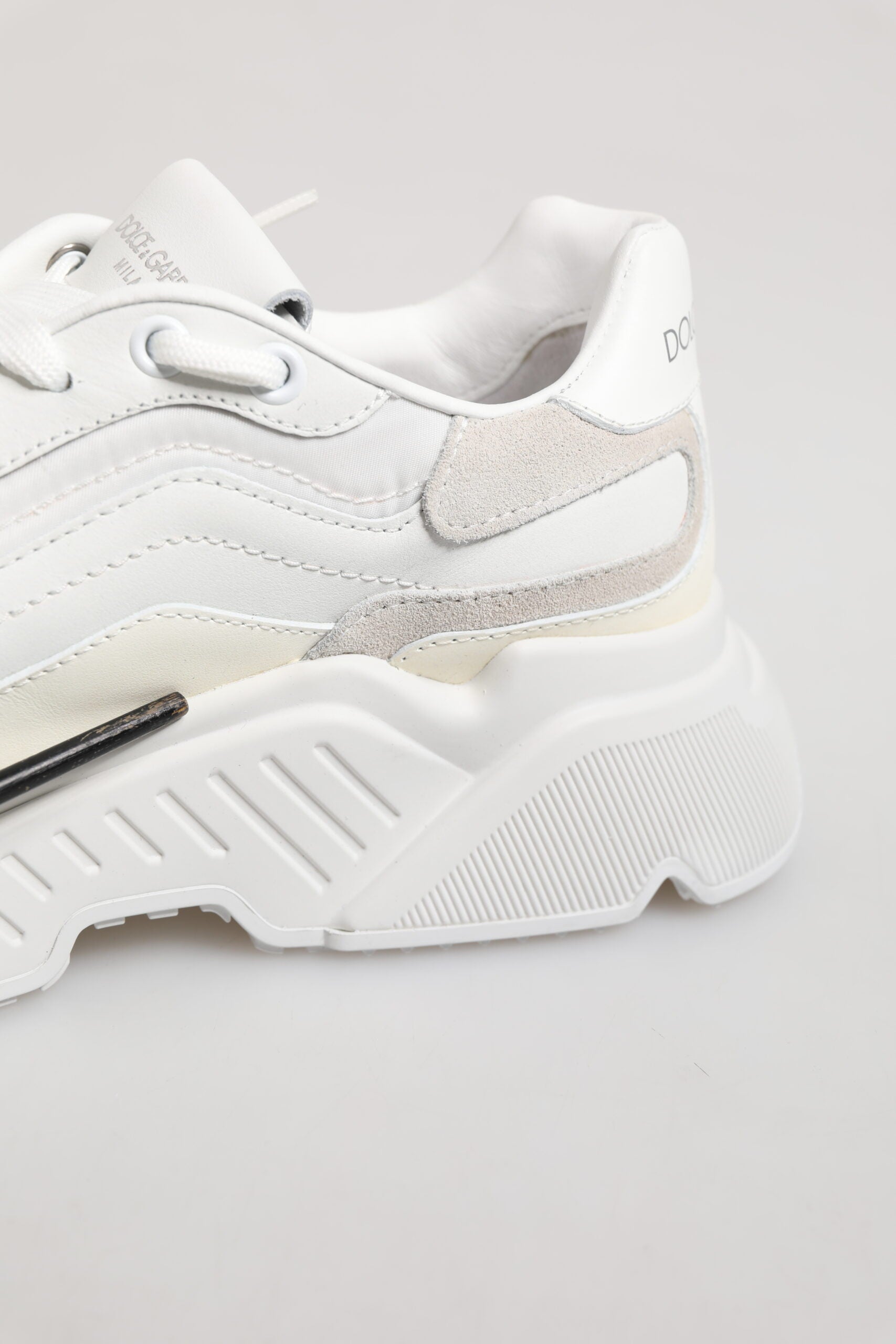 Dolce & Gabbana Weiß Daymaster Low Top Herren Turnschuhe Schuhe