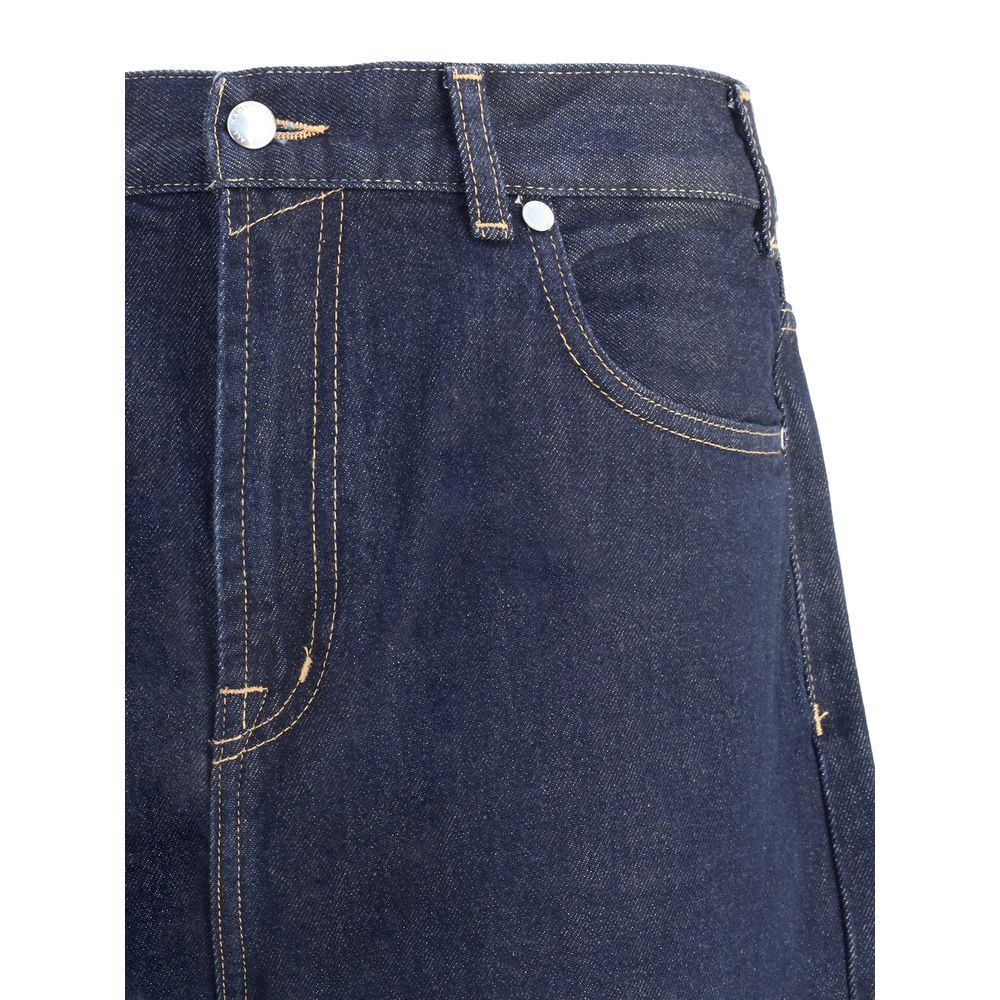 7FOR Blaue Baumwoll-Jeans aus Denim