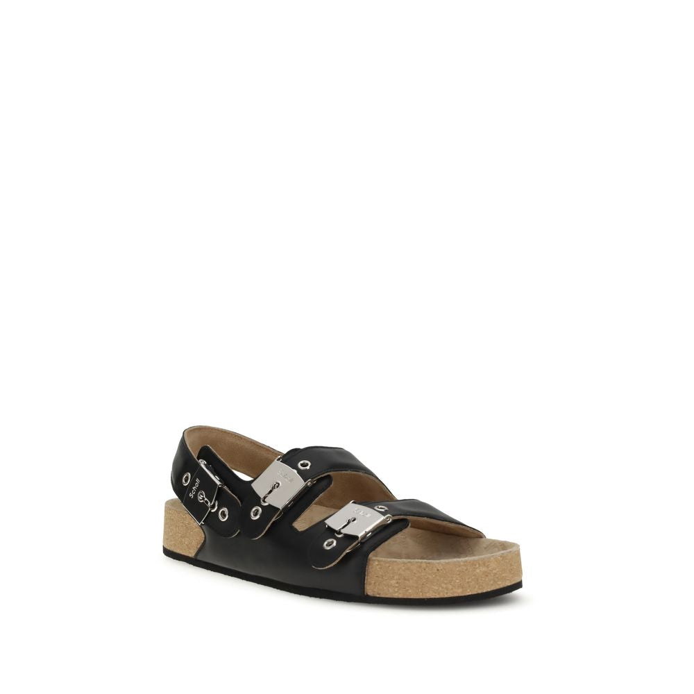 Balenciaga Scholl flache Sandalen