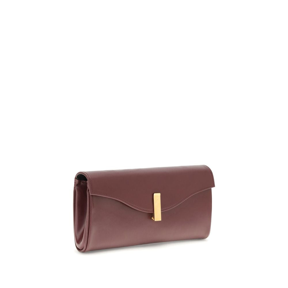 Giuseppe Zanotti Braune Leder-Clutch
