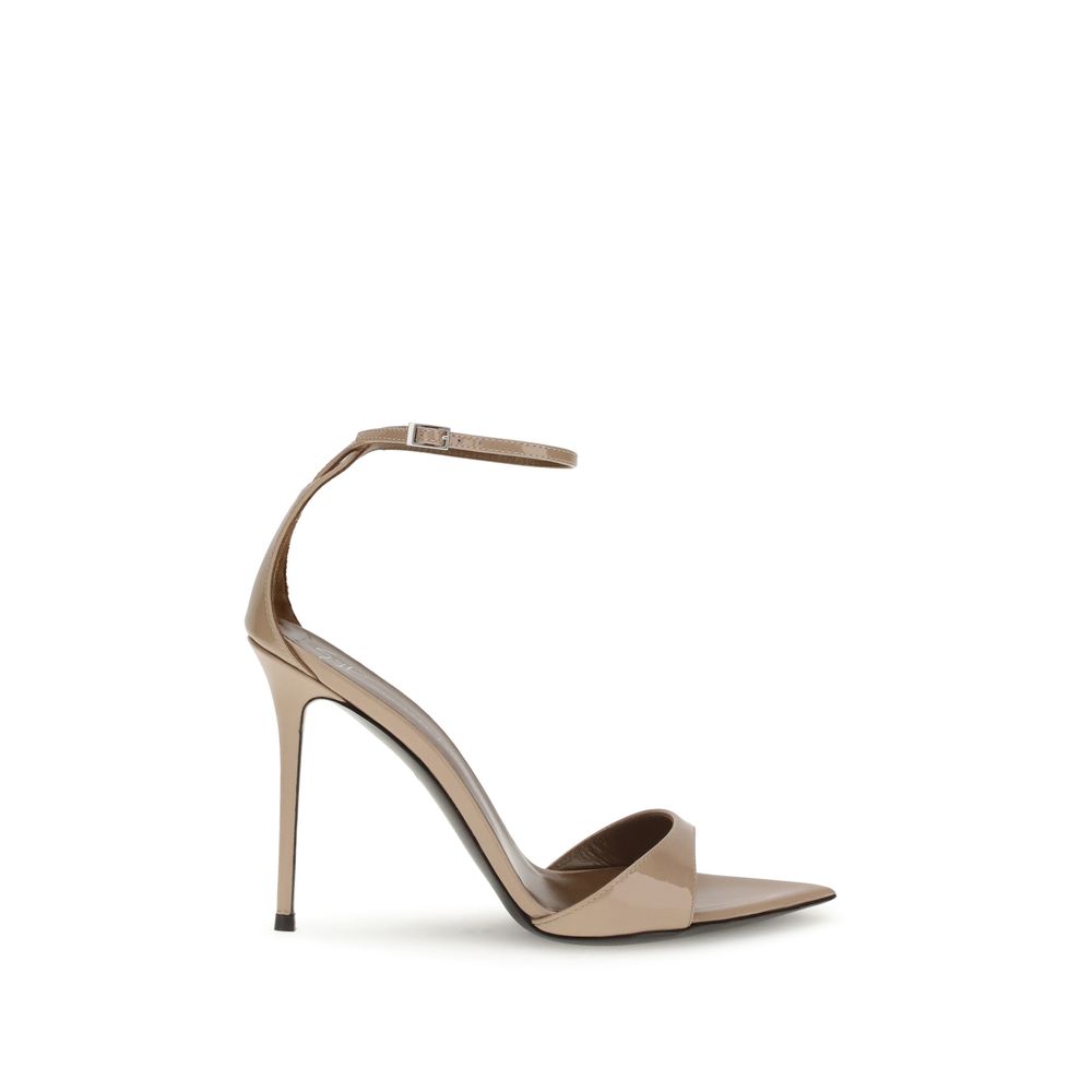 Giuseppe Zanotti Beige Wildleder-Stilettos