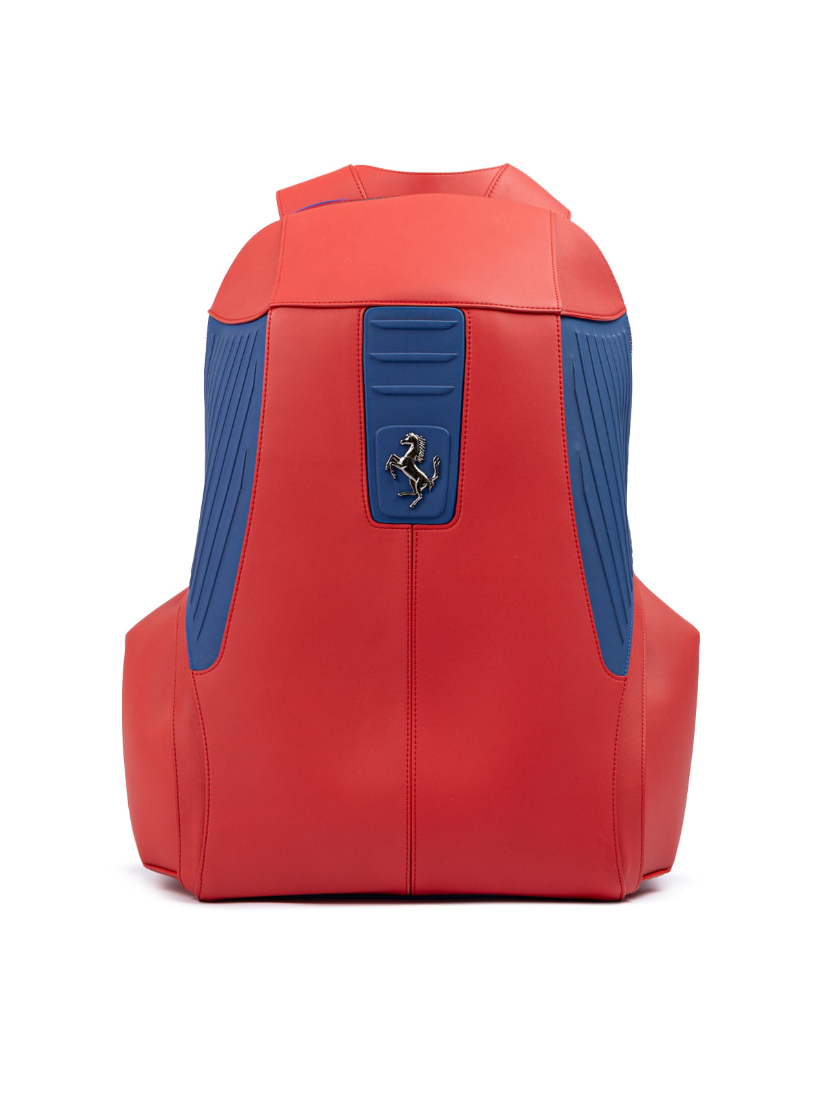 Ferrari Technischer Rucksack aus rotem Leder