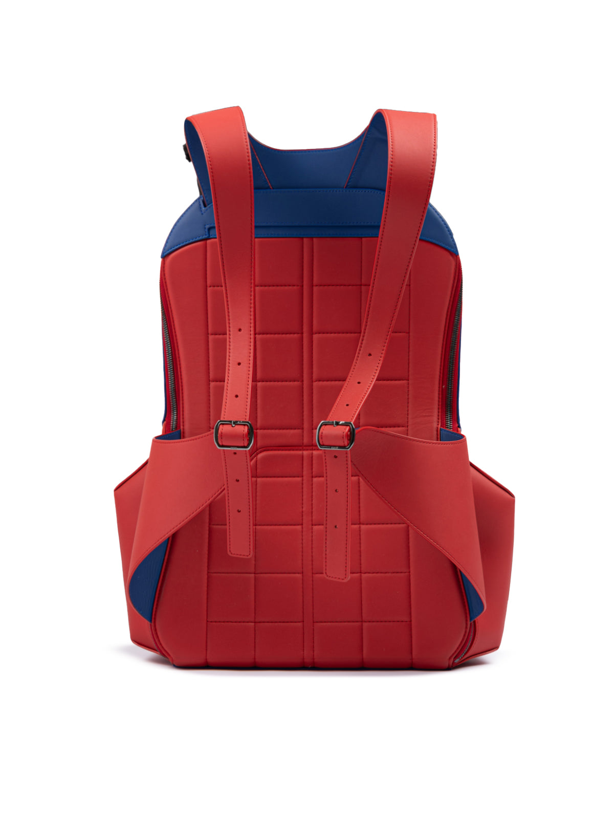 Ferrari Technischer Rucksack aus rotem Leder
