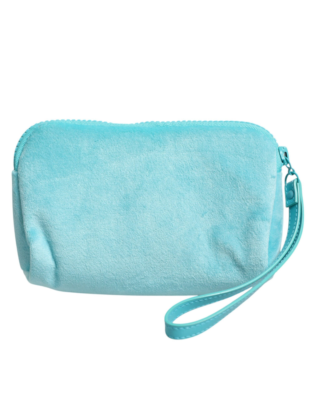 Dolce & Gabbana Hellblaue solide Logo-Kupplung-Sonnenbrillenhalter-Tasche