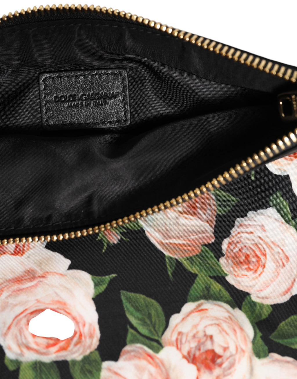 Dolce & Gabbana Multicolor Floral DG Plaque Clutch Frauen Pouch Borse Tasche