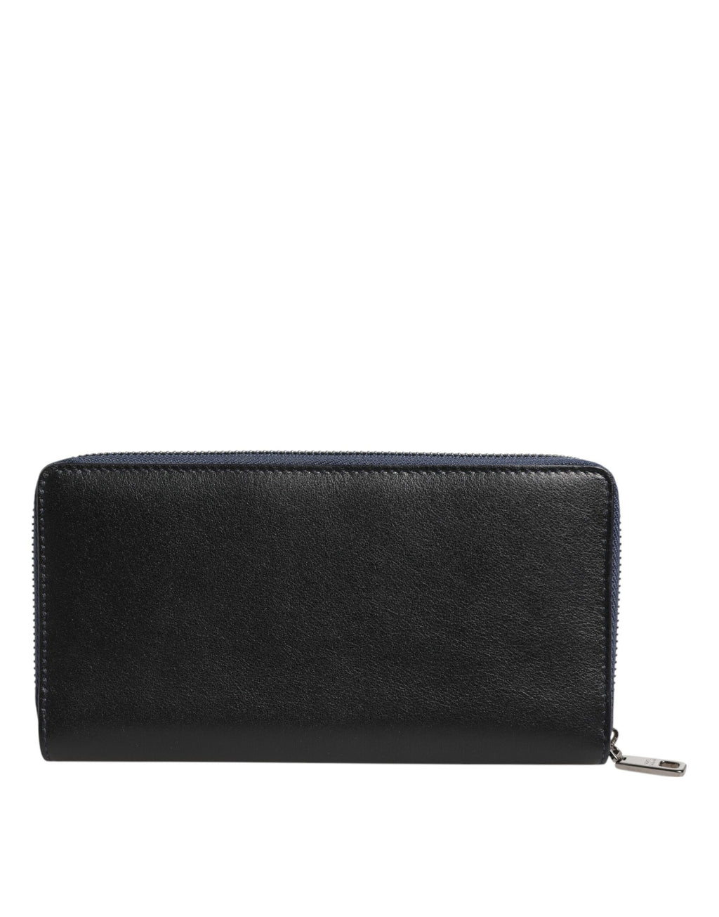 Dolce & Gabbana Schwarz Blau Exotisches Leder Männer Kontinentale Clutch Brieftasche