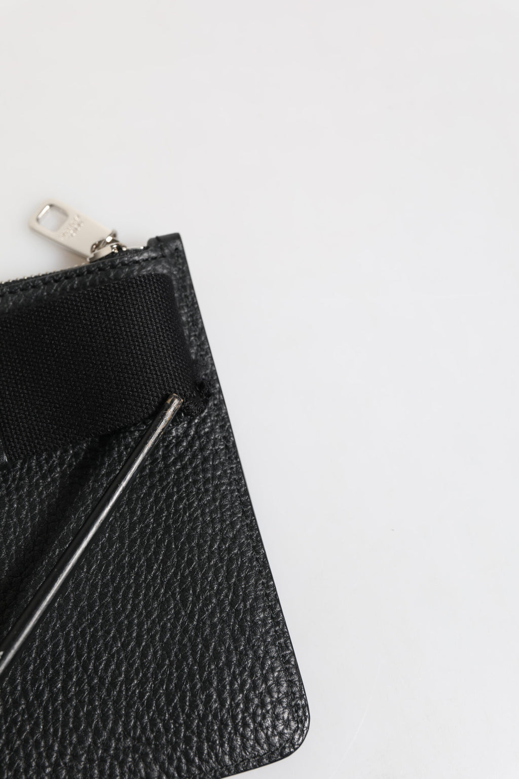 Dolce & Gabbana Schwarze Leder Gürteltasche mit Logoprägung Borse Tasche