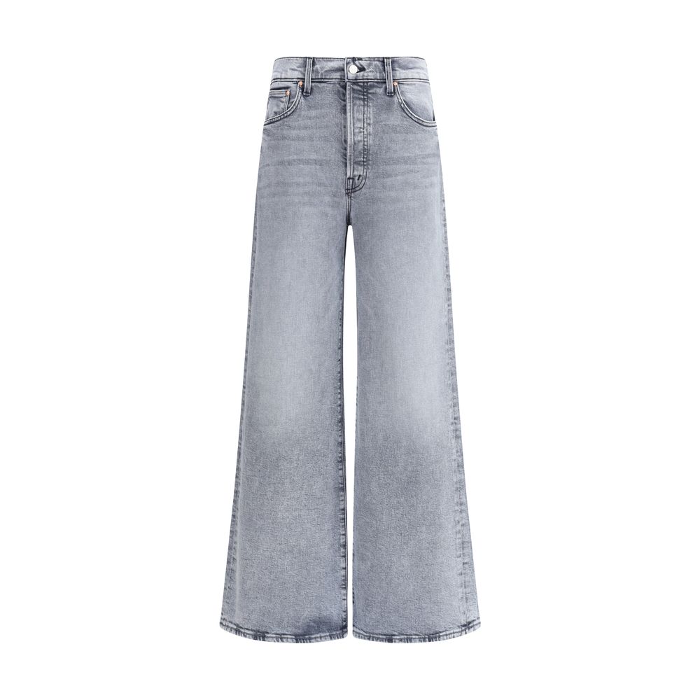 Mother Denim Graue Baumwoll-Jeans aus Denim