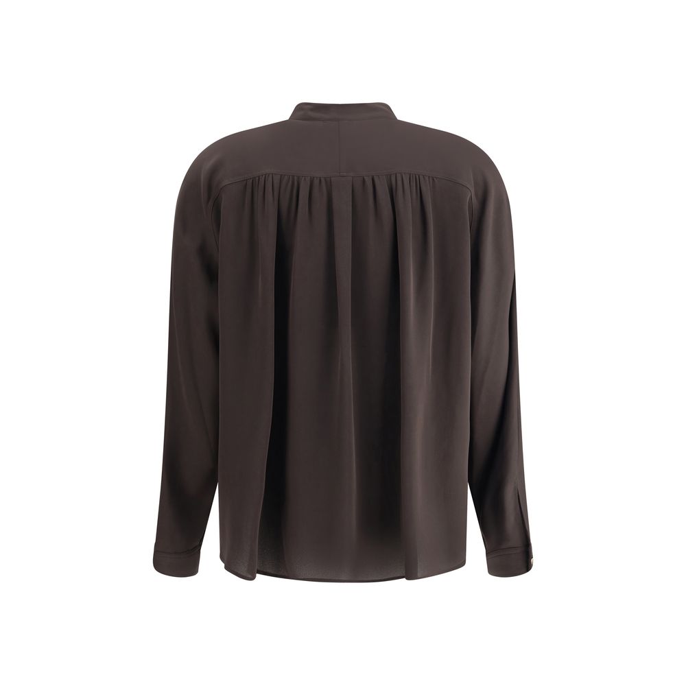 Giorgio Armani Doppelreihiges Seidenhemd