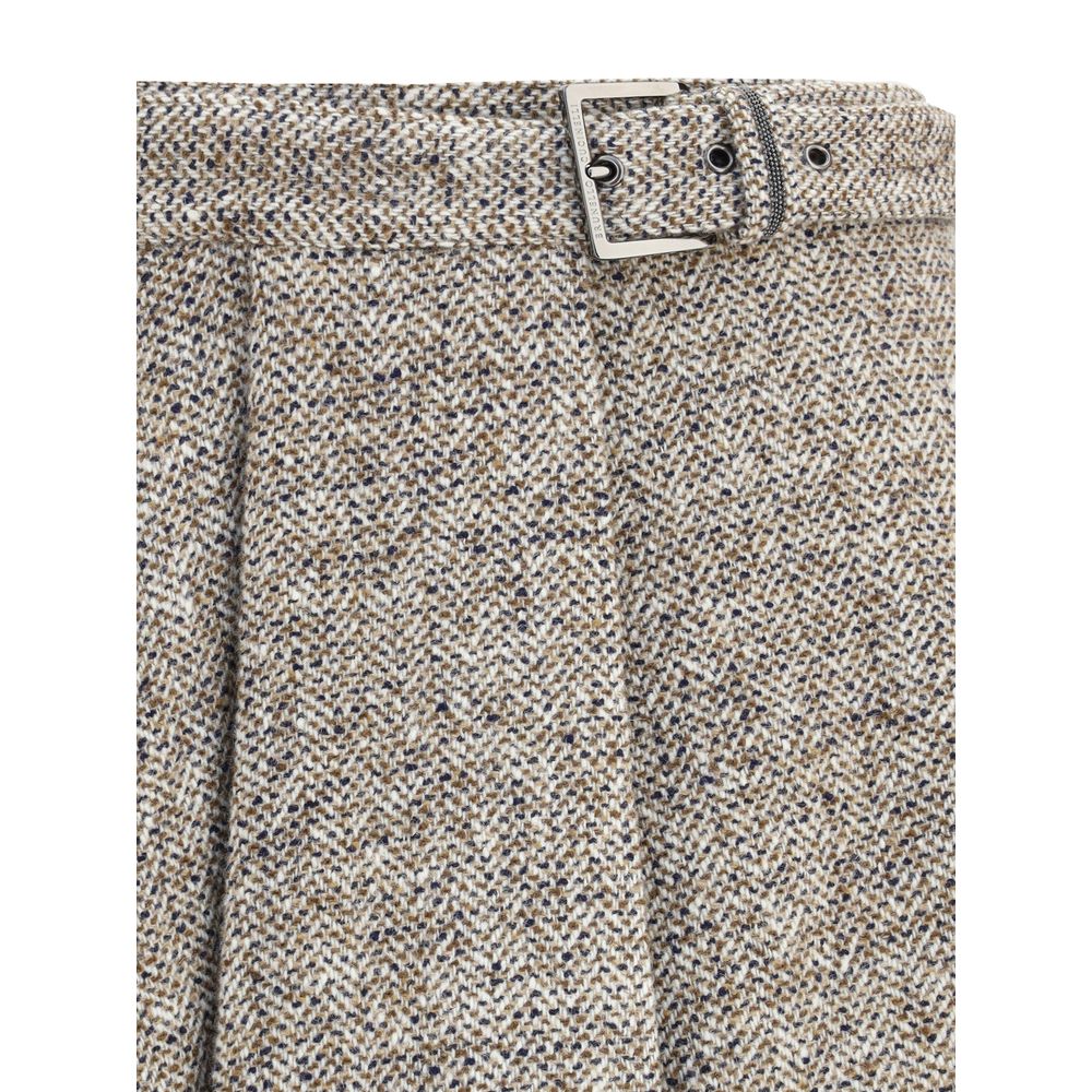 Brunello Cucinelli Midirock aus Schurwolle