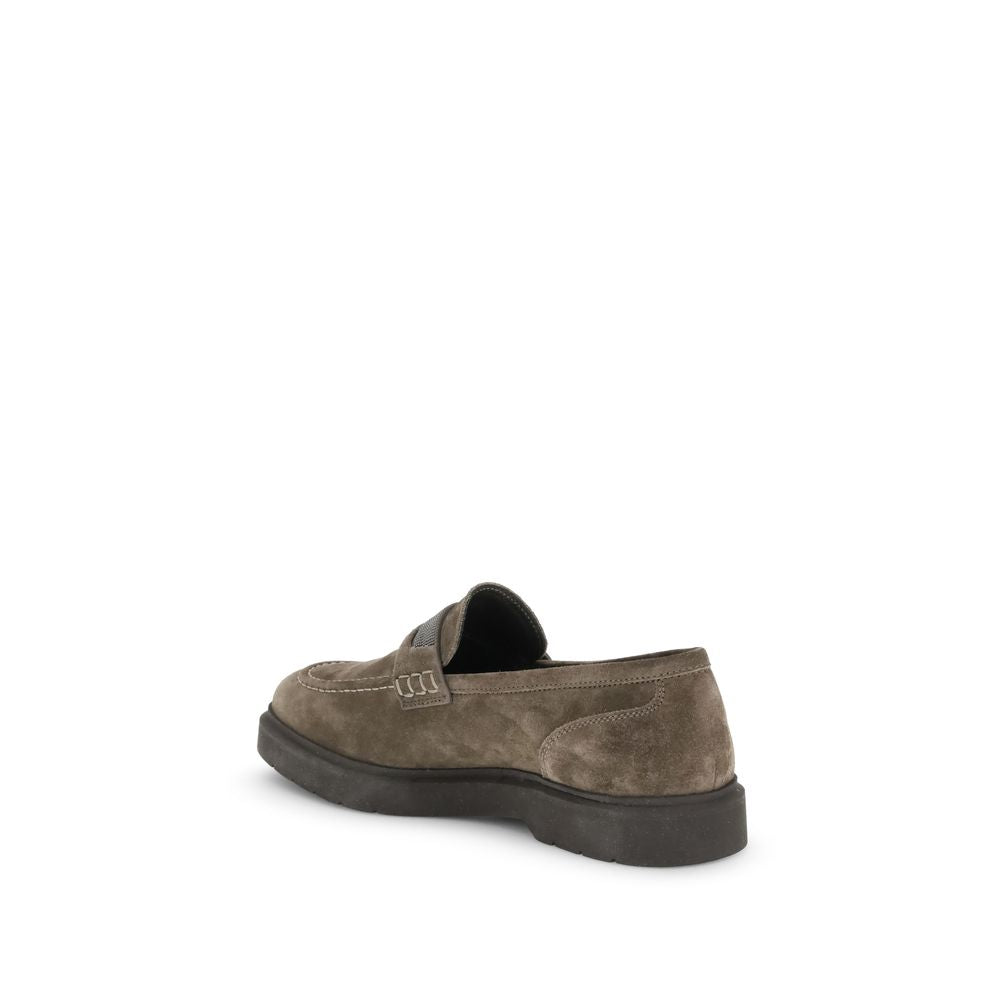 Brunello Cucinelli Leder-Halbschuhe