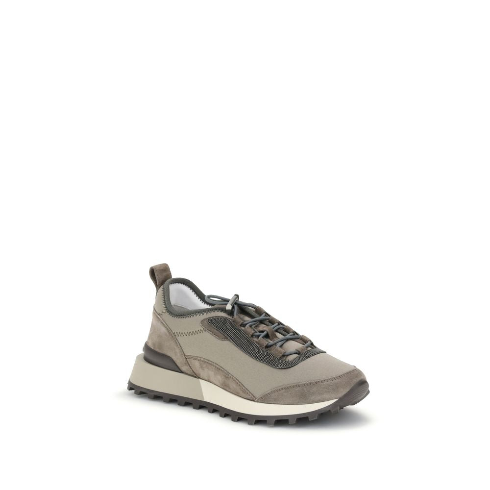 Brunello Cucinelli Turnschuhe aus Leder
