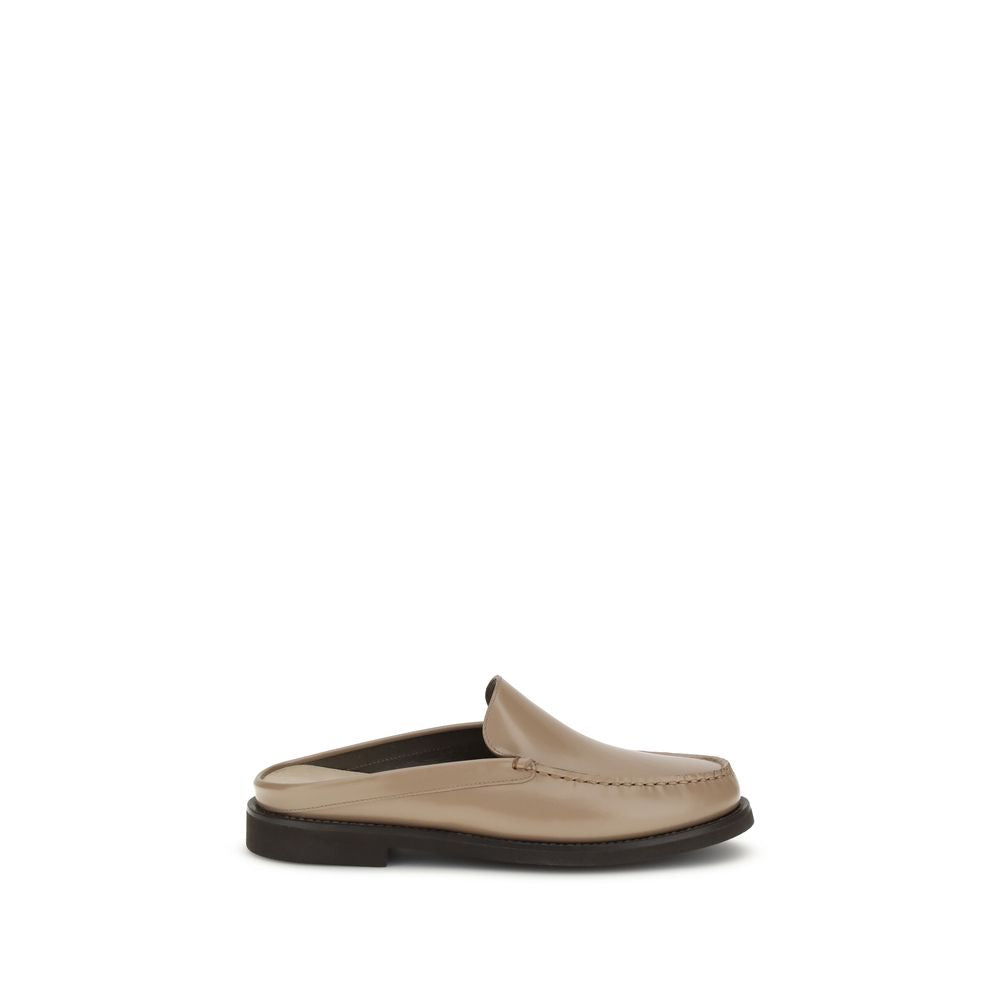 Brunello Cucinelli Leder-Pantoletten