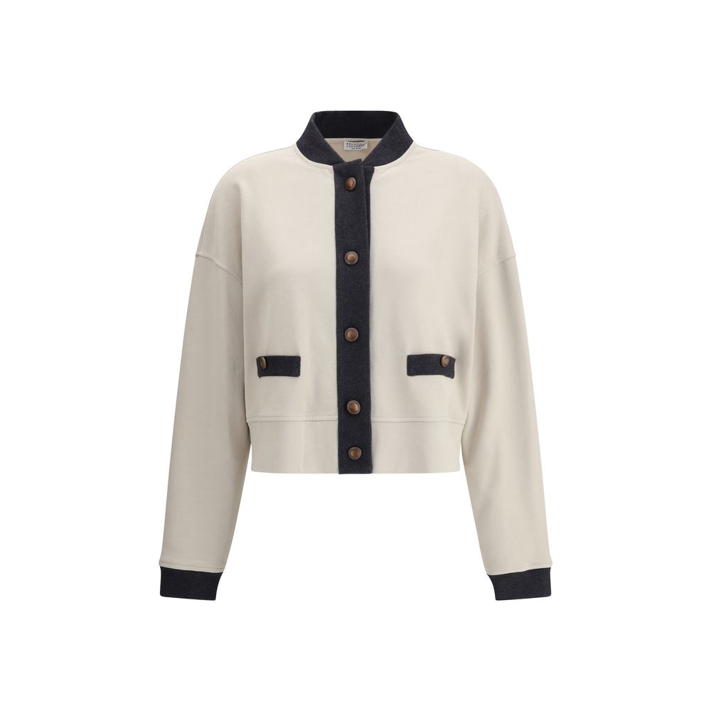Brunello Cucinelli Plüsch-Strickjacke