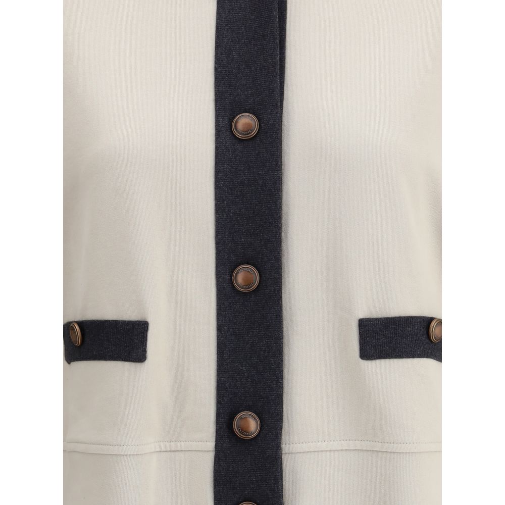 Brunello Cucinelli Plüsch-Strickjacke