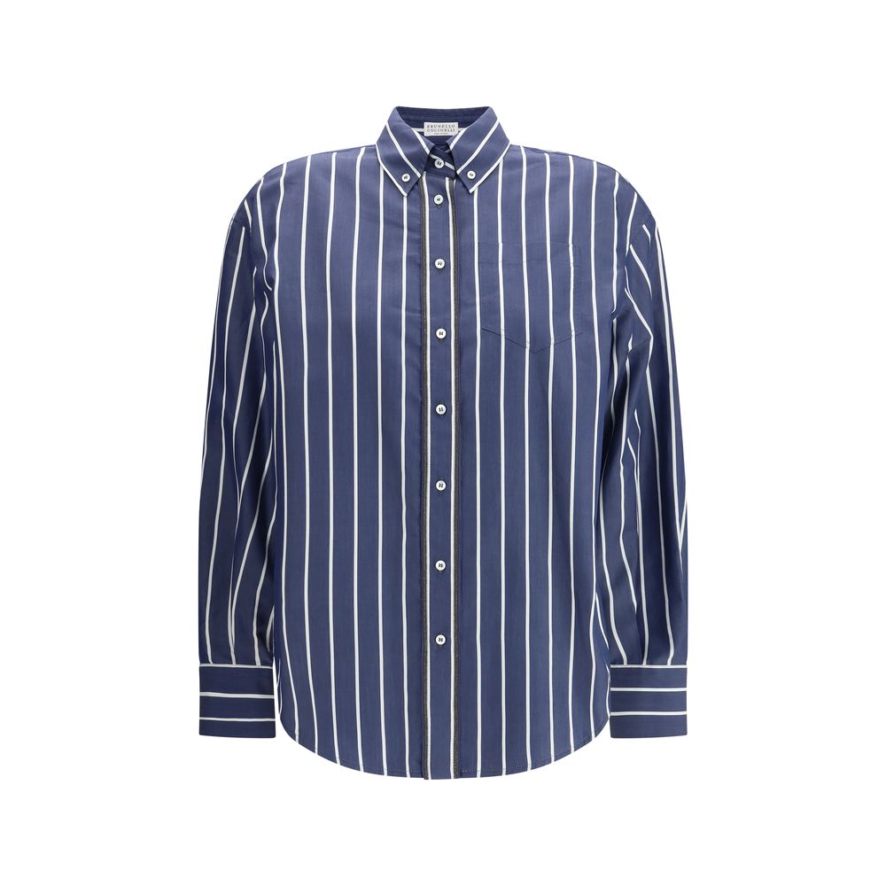 Brunello Cucinelli Gestreiftes Hemd