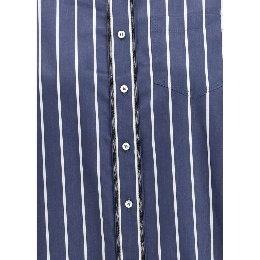 Brunello Cucinelli Gestreiftes Hemd