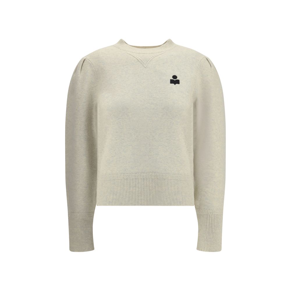 Marant Etoile Baumwoll-Sweatshirt in Creme