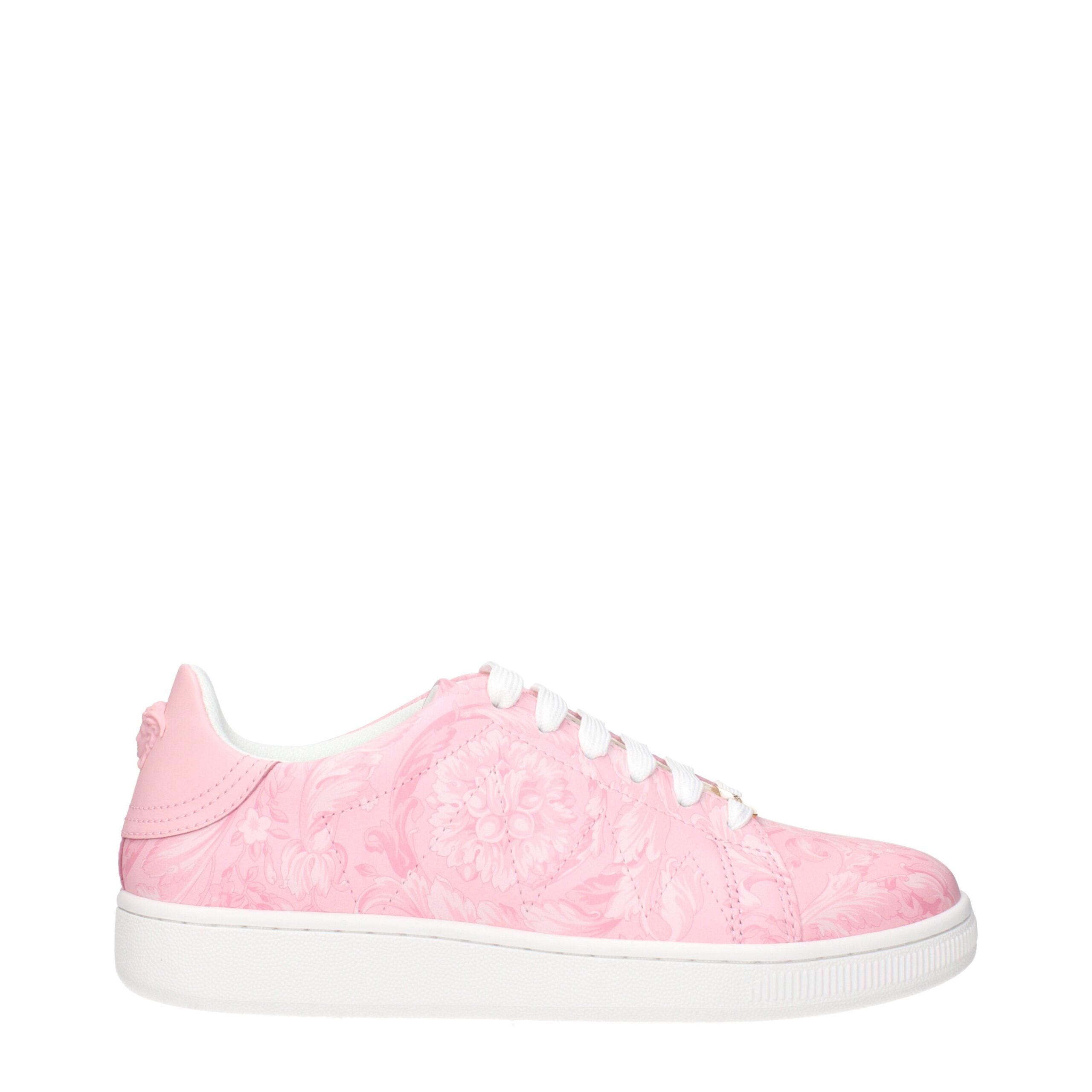 Versace Rosa Leder-Sneakers