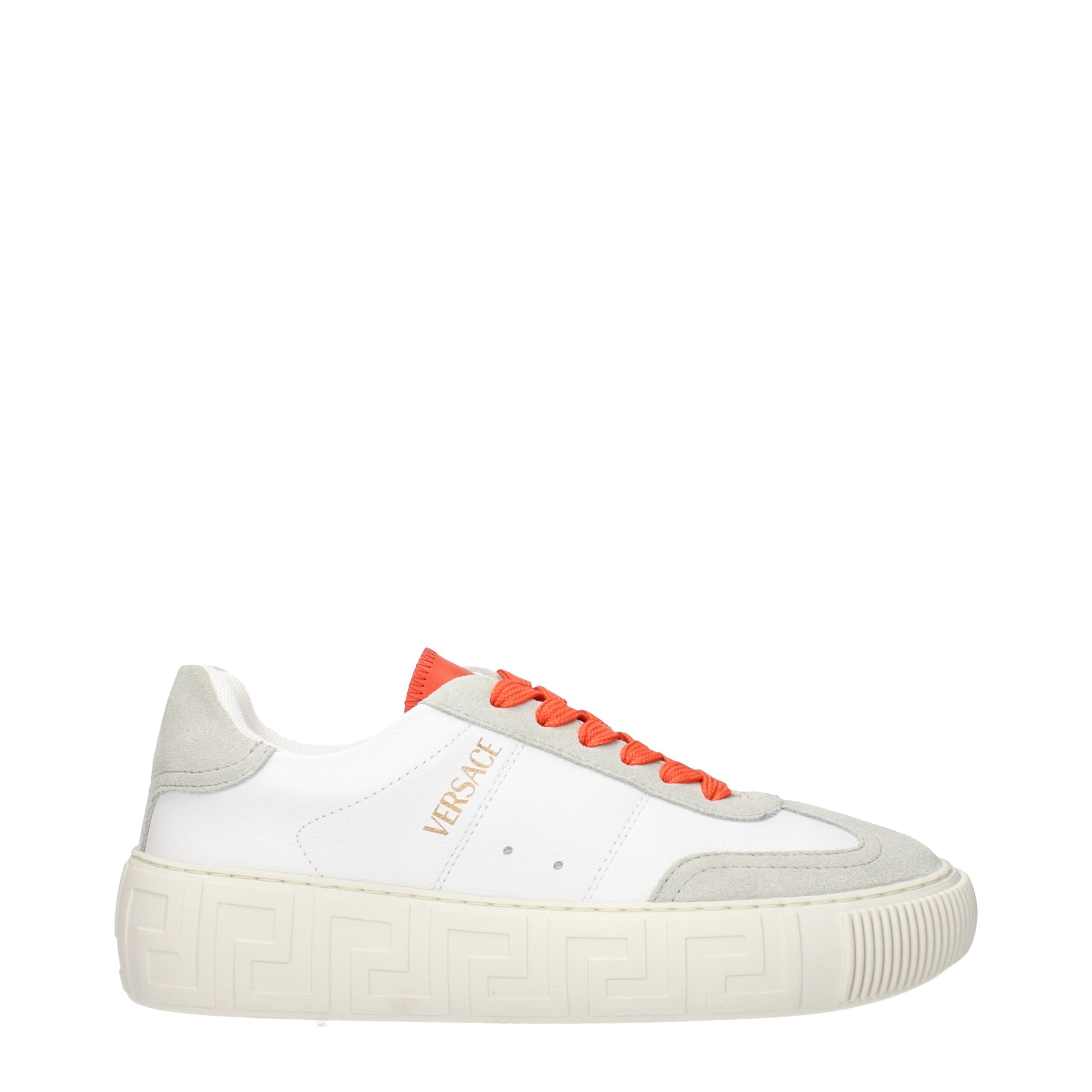 Versace Weiße Leder-Sneakers