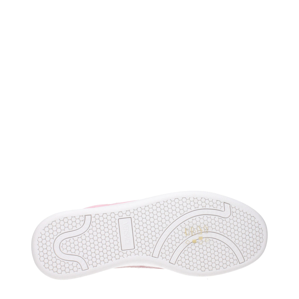 Versace Rosa Leder-Sneakers